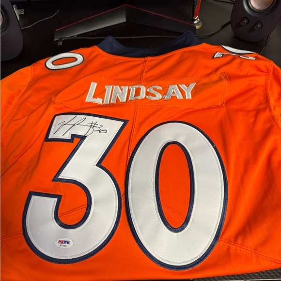 Phillip Lindsay signed Jersey